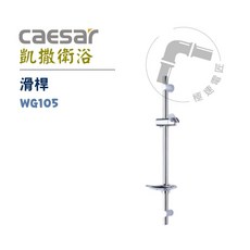 Caesar 凱撒 WG105 滑桿 不鏽鋼主體 淋浴滑桿, 詳見包裝, 不鏽鋼