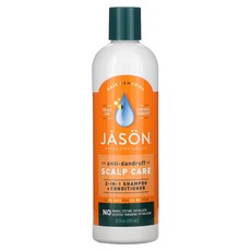 JASON 去屑洗髮精+護髮素, 1個, 355ml