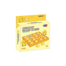 記憶棋遊戲 企鵝/青蛙/小雞 配對遊戲 記憶遊戲 記憶棋 動物記憶棋 記憶棋桌遊 益智玩具, 小盒記憶棋-小雞