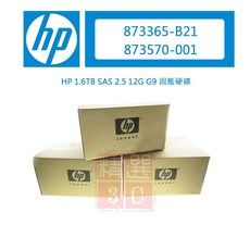 HP 1.6TB SAS 2.5吋 12G G9 固態硬碟 873365-B21 873570-001 企業級硬碟