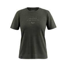 SALEWA Eagle Eitd 美麗諾羊毛女款短袖排汗衣，透氣舒適，運動休閒皆宜