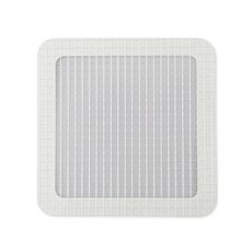 方形一次性排水孔貼 10cm 毛髮過濾網, 灰白