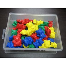 USL遊思樂 砝碼熊 / 數字砝碼熊 (3.6.9.12g 4色 48pcs) 收納盒, 詳見包裝