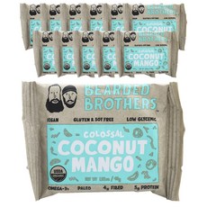 BEARDED BROTHERS 能量餅乾, 43g, 12入, Colossal Coconut Mango