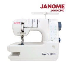 日本車樂美JANOME 三本機1000CPX 家用拷克車，輕鬆製作專業級包邊，多功能設計，新手也能快速上手, 1000CPX