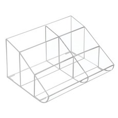 iDESIGN Clarity 化妝品彩妝盤收納架 化妝品整理架 透明, 1個