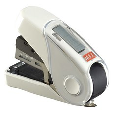 MAX 美克司 SAKURI FLAT省力型釘書機, 1個, 白色