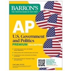 (英文圖書) AP U.S. Government and Politics Premium Sixteenth Edition: Prep Book with 6 Pr... 平裝版, Barrons Educational Services, 英文