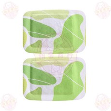 可愛暖暖貼 暖足貼 保暖貼片 暖身貼 發熱貼 暖宮貼 熱敷貼 熱敷暖暖包, 手足兩用-綠色暖手寶【2片】