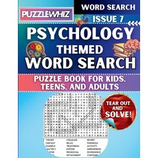 (英文圖書) Psychology - Themed Word Search - Fun & Educational Puzzles for Kids Teens an... 平裝版, Puzzlewhiz, 英文