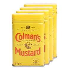 Colman's 黃芥末粉, 4個, 57克