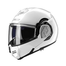 LS2 FF906 ADVANT 素色款 後掀式安全帽 可掀式安全帽 內墨片 進口帽, 亮白