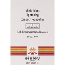 sisley Phyto-Blanc系列提亮緊緻粉底 SPF20 PA++ 10g, 1盒, 01 White Porcelaine