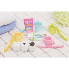 IWAKO造型橡皮擦盥洗系列, 牙刷(粉), 粉, 1個