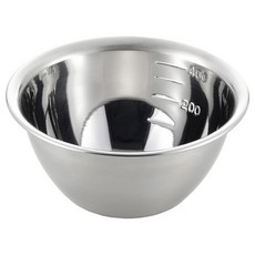 YOSHIKAWA 吉川 不鏽鋼刻度料理碗, 1個, 單品