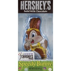 HERSHEY'S 好時 極速兔子固體牛奶巧克力, 1個, 141g