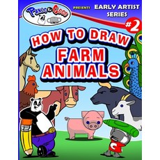 (英文圖書) Panic and CoCo presents How To Draw Farm Animals 平裝版, Lulu.com, 英文