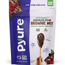 Pyure Keto-Friendly 巧克力軟糖布朗尼混合佈朗尼混合, 1個, 255g