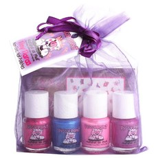 Piggy Paint Tiny Tiaras 指甲油 4 件套, 混色, 1個