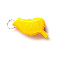 STORM 風暴哨 裁判專用哨子 高穿透力 輕巧便攜 籃球足球適用, 黃 (W1203)
