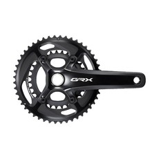 SHIMANO GRX RX810 2x11 速 48/31T 山地車/公路車 齒盤組，輕量化設計，提升騎行效率, 黑色