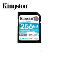 KINGSTON 金士頓 SDXC U3 Canvas Go! Plus 高速記憶卡 SDG3/256GB, 256GB