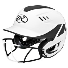 Rawlings Velo家用壘球頭盔, 白+黑