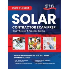 (英文圖書) 2023 Florida Solar Contractor Exam Prep: 2023 Study Review & Practice Exams 平裝版, Independently Published, 英文