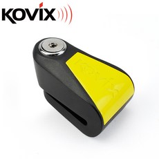 KOVIX KNL6 警報碟煞鎖 機車防盜鎖 附收納袋提醒繩, 沉穩黑, 1個