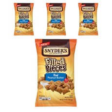 Snyder's 花生醬夾心椒鹽餅乾, 4袋, 283.5g