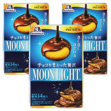 MORINAGA Moon Light月光巧克力餅乾, 3個, 99g