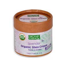 Organic Essence 薰衣草乳木果手部和身體保濕霜, 1個, 114克