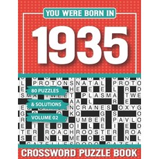 (英文圖書) You Were Born In 1935 Crossword Puzzle Book: Crossword Puzzle Book for Adults and all Puzzle ... 平裝版, Independently Published, 英文