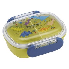 Skater 分隔式密封便當盒, 1個, 恐龍