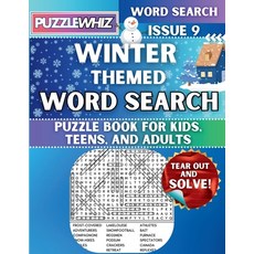 (英文圖書) Winter - Themed Word Search - Fun & Educational Puzzles for Kids Teens and Ad... 平裝版, Puzzlewhiz, 英文