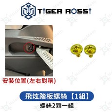 Roma GT 全車鈦合金螺絲 羅馬GT 改裝車殼螺絲 鐵板牙, 詳見包裝, 14_飛炫踏板螺絲【1組】