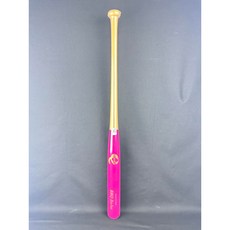 Bobby Q 北美硬楓木 壘球棒 - 亮眼紅色 輕量化設計 提升擊球力量, 桃紅色棒身/金色握把, 1支