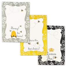 DESIGN IMPORTS 蜜蜂印花餐巾, 1個, 隨機發貨