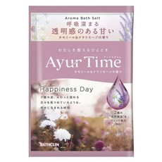 BATHCLIN 巴斯克林 Ayur Time Happiness Day入浴劑 洋甘菊&鼠尾草香, 1個, 40g