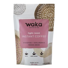 waka 埃塞俄比亞淺焙即溶咖啡, 99g, 研磨咖啡粉