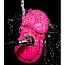 愛來客 美國Sigma授權 Spa洗刷手套，深層清潔刷具，矽膠材質不傷刷毛, 粉色