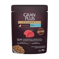 Gran Plus貓機能主食餐包 85g (多種口味可選) 幼貓雞肉/成貓鮭魚/成貓鮪魚/絕育成貓雞肉/絕育成貓羊肉/泌尿道成貓, 鮪魚