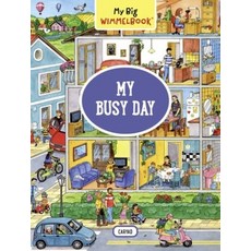 (英文圖書) My Big Wimmelbook: My Busy Day Board Books, Experiment, 英文, 硬頁書