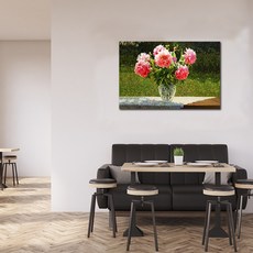 御畫房 牡丹花手繪油畫 60 90cm VF-19, 詳見包裝, 1個