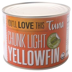 NATURAL SEA 海鹽黃鰭鮪魚罐頭, 1罐, 1.88kg