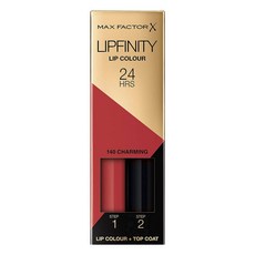 Max Factor Lipfinity 唇彩 2.3ml + 面漆 1.9g 迷人, 1個