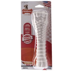 Nylabone 狗狗潔牙骨 雞肉味 23kg以上適用, 1個, 白色的