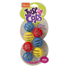 Hartz 7個貓玩具球, 1組, Red+Blue+Yellow