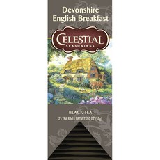 Celestial Seasonings 德文郡英式早餐紅茶 25 件裝不含麩質, 德文郡英式早餐, 57g