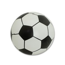 元氣寶寶 小足球(12cm) 未充氣 沙灘球 海灘球 充氣球 拍拍球 游泳球 遊戲球, 12 厘米, 黑、白